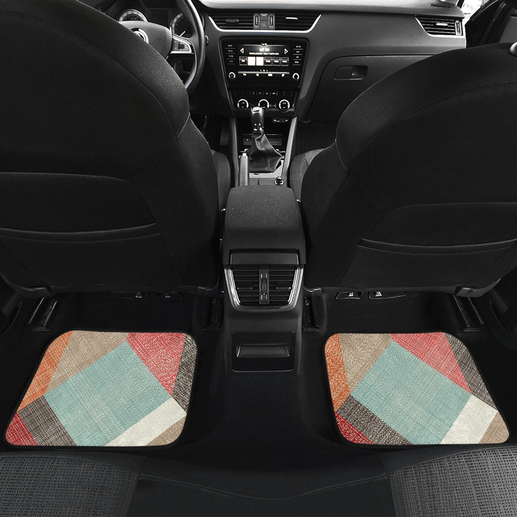 Abstract Diagonal Car Floor Mats