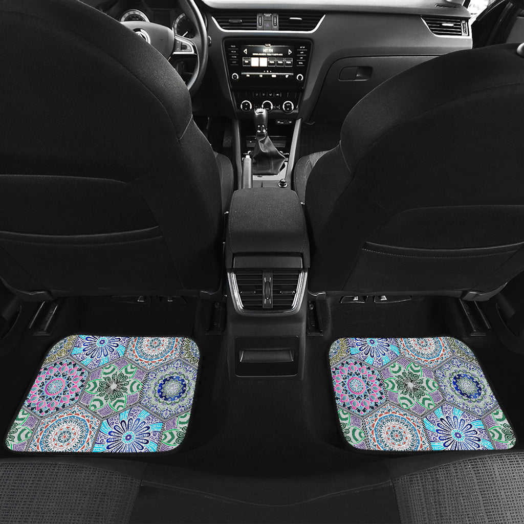 Mandalas Honeycomb Car Floor Mats