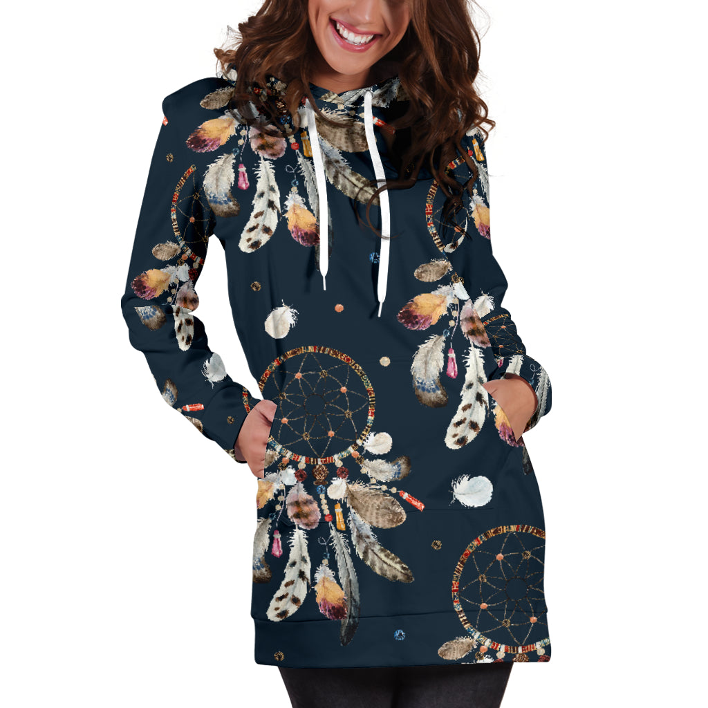 Dream Catchers Womens Hoodie Dress