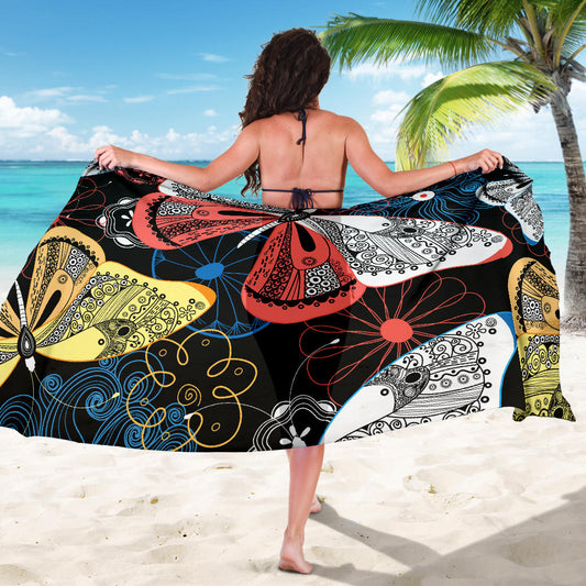 Colorful Butterflies Decor Sarong
