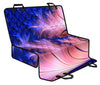 Blue Peach Abstract Car Back Seat Pet Cover