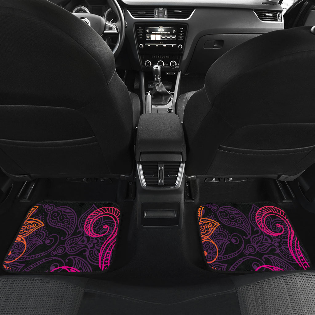 Floral Decor Car Floor Mats