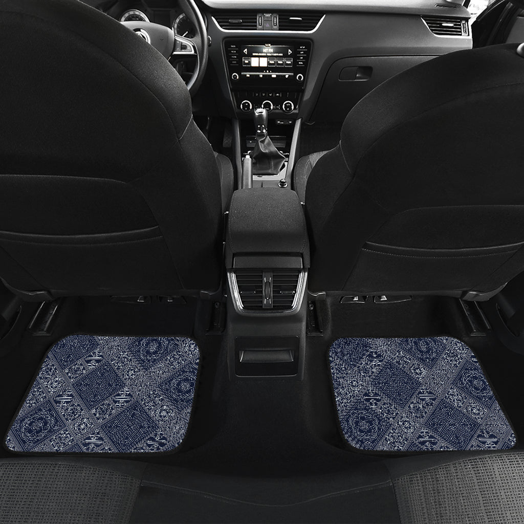 Elegant Plaid Car Floor Mats
