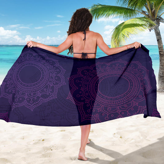 Purple Mandalas Sarong