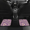 Pink Persian Triangles Pattern Car Floor Mats