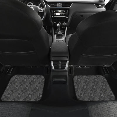 Dark Grey Abstract Pattern Car Floor Mats