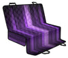 Purple Stripes Car Back Seat Pet Cover