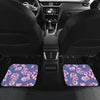 Blue Floral (2) Car Floor Mats