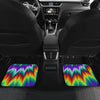 Colorful Psychedelic Spiral Car Floor Mats