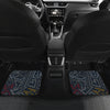 Dark Grey Abstract Car Floor Mats