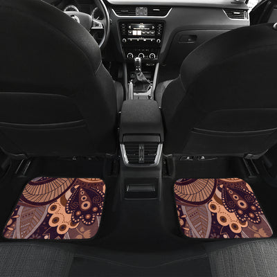 Brown Decor Car Floor Mats