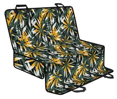 Green Yellow Leaves Car Back Seat Pet Cover