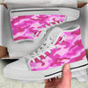 Pink Camouflage High Top Shoes