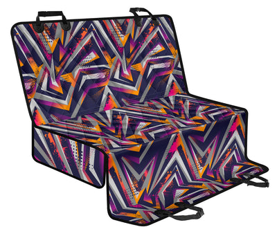 Colorful Abstract Car Back Seat Pet Cover