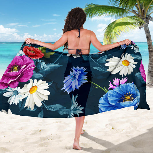 Colorful Flowers Sarong
