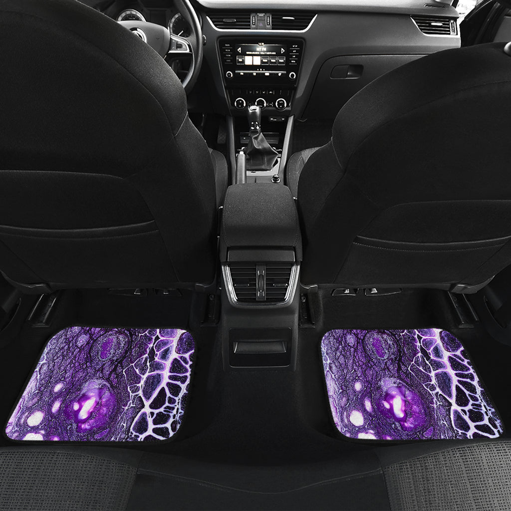 Purple Abstract Car Floor Mats