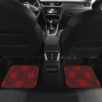 Red Oriental Car Floor Mats