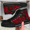 Red Roses High Top Shoes