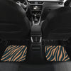 Brown Abstract Car Floor Mats