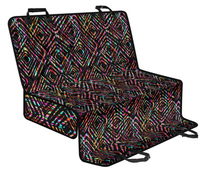 Colorful Abstract Car Back Seat Pet Cover