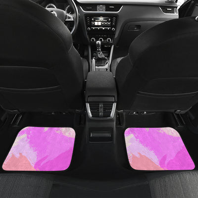 Pink Pastel Abstract Car Floor Mats