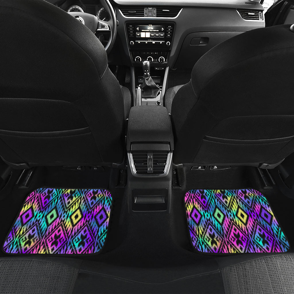 Neon Ethnic Car Floor Mats