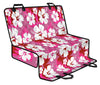 Pink Aloha Flowers Car Back Seat Pet Cover