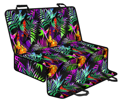 Colorful Plants Car Back Seat Pet Cover