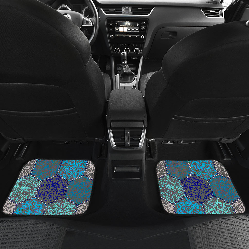 Mandalas Honeycomb Car Floor Mats