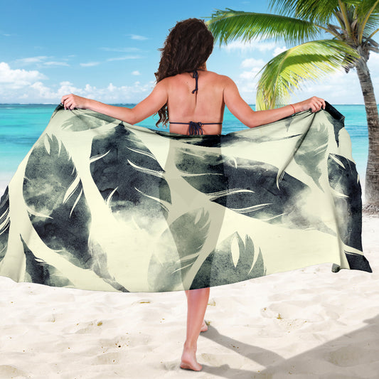 Ivory Feathers Sarong