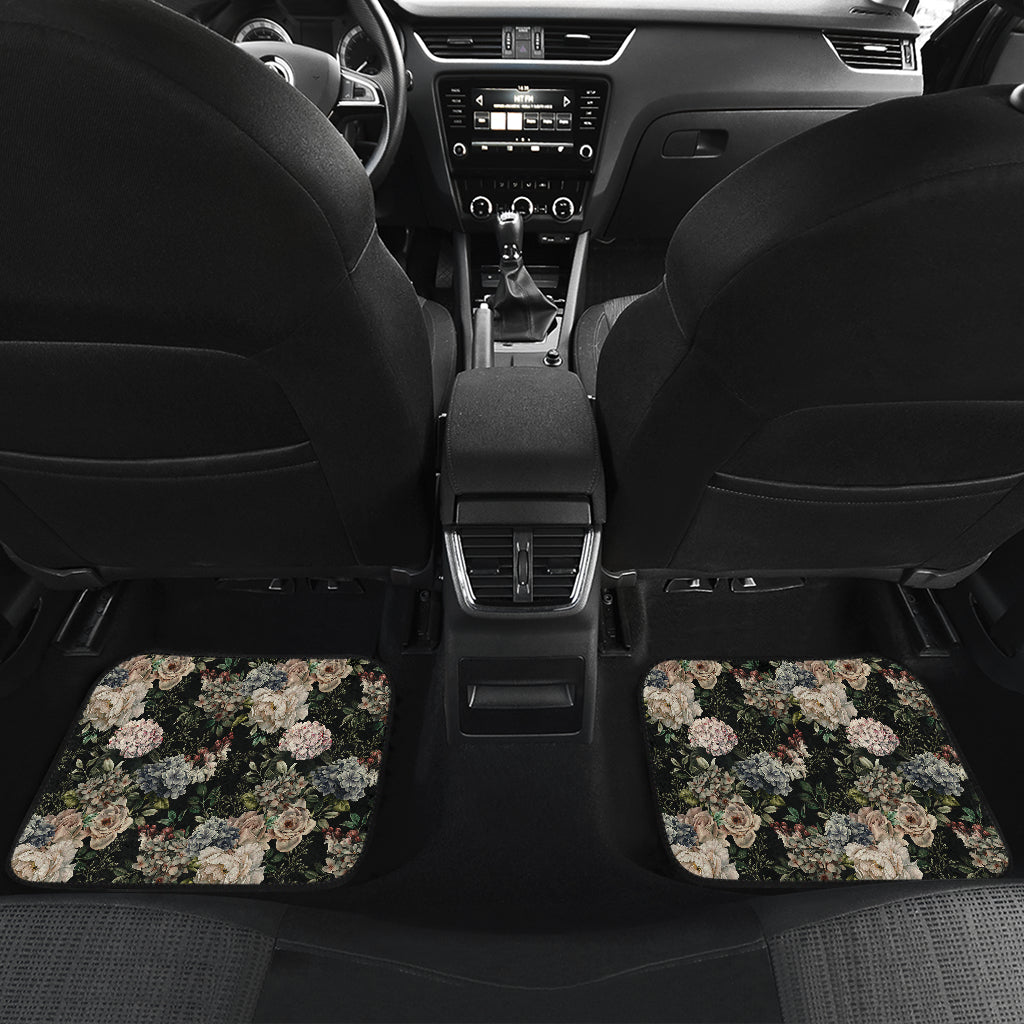 Floral Pattern Car Floor Mats