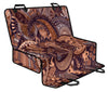 Brown Decor Car Back Seat Pet Cover