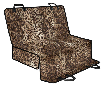 Leopard Print Car Back Seat Pet Cover