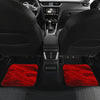 Red Feathers Car Floor Mats