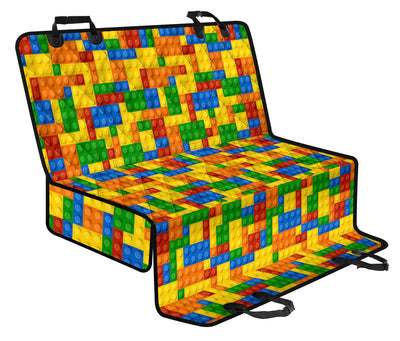 Colorful Lego Car Back Seat Pet Cover