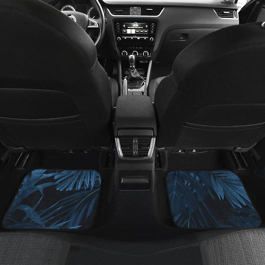 Dark Leaves Car Floor Mats