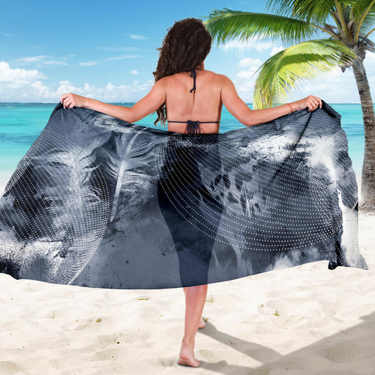 Grey Feather Sarong