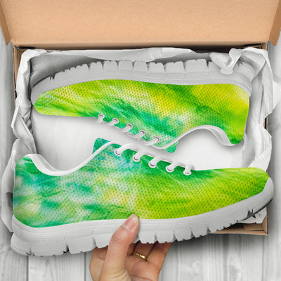 Yellow & Green Tie Dye Sneakers