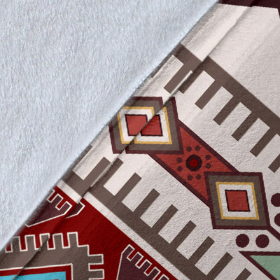 Brown Boho Aztec Blanket