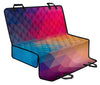 Colorful Abstract Triangles Car Back Seat Pet Cover