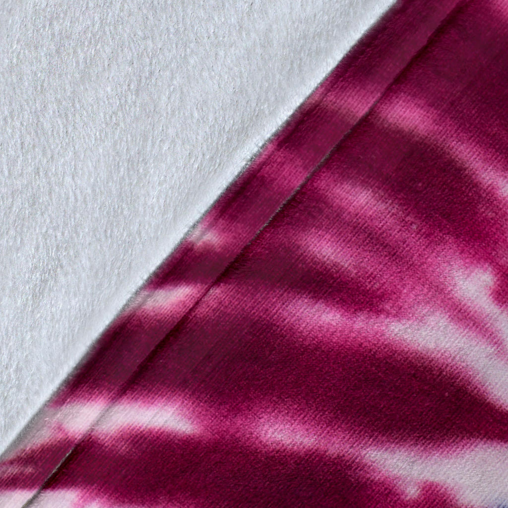 Red, White & Blue Tie Dye Blanket