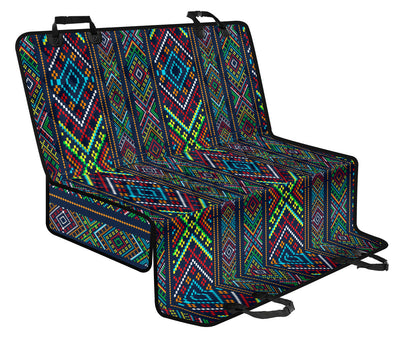 Colorful Ethnic Car Back Seat Pet Cover