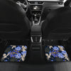 Blue Flowers Car Floor Mats