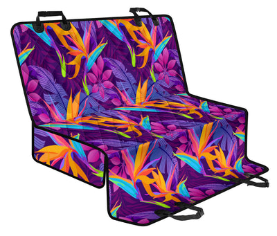 Colorful Plants Car Back Seat Pet Cover