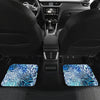 Blue Animal Print Car Floor Mats