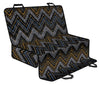 Ethnic Zig Zag Car Back Seat Pet Cover