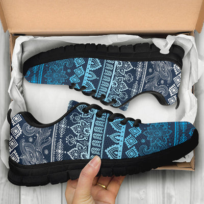 Blue Boho Sneakers