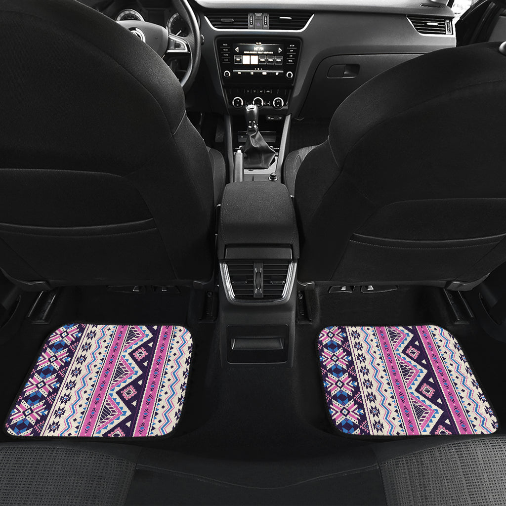 Pink Ethnic Car Floor Mats