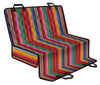 Rainbow Strpes Car Back Seat Pet Cover