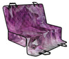 Purple Crystal Abstract Car Back Seat Pet Cover